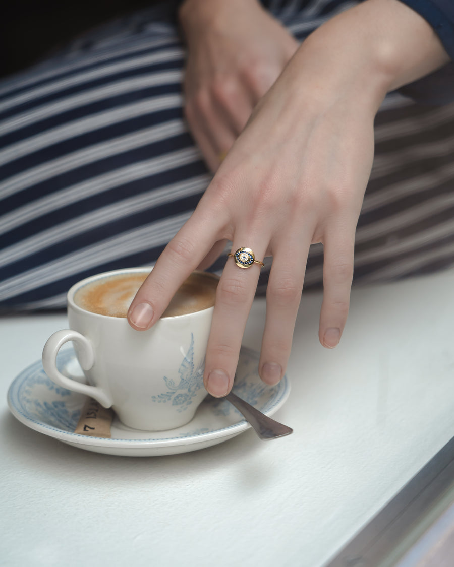 Eye Button Ring