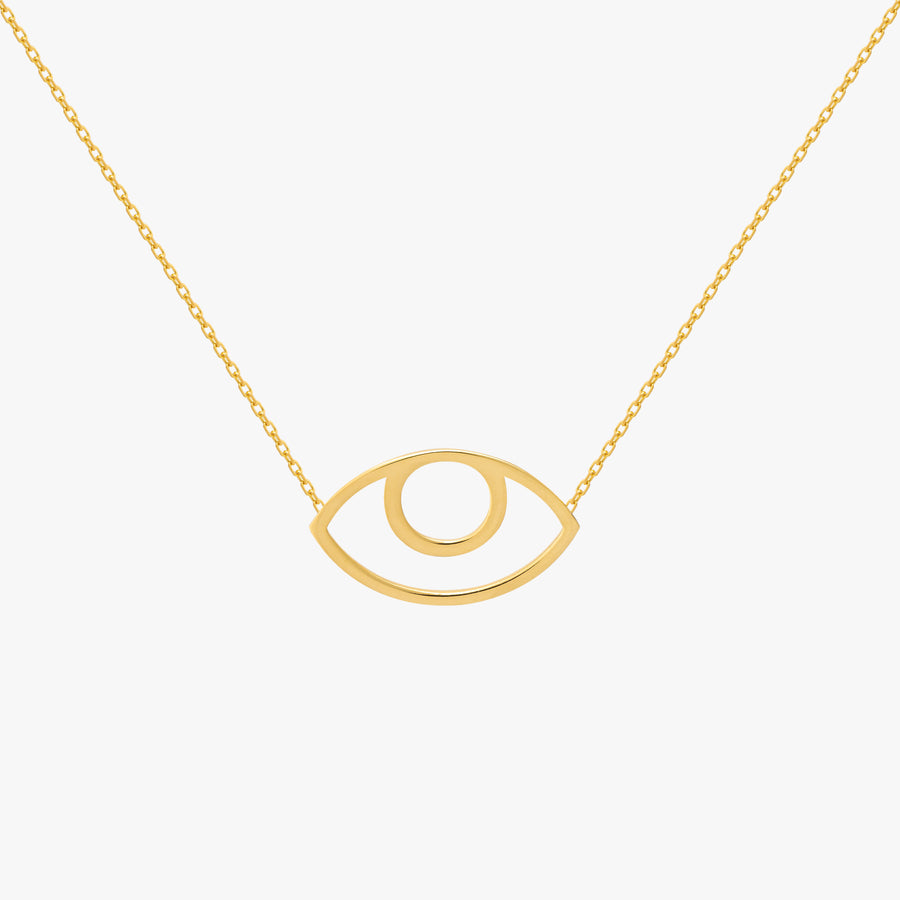 Abstract Eye Necklace