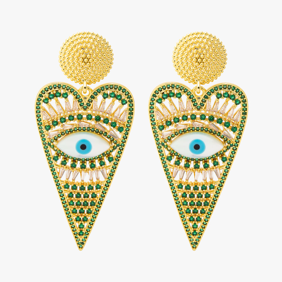 Eye earrings hotsell h&m